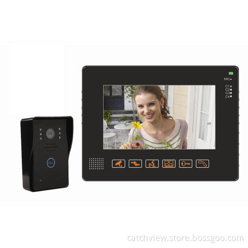 9" LCD Video Door Phone with CCTV Camera Connection (CV-VDK901)